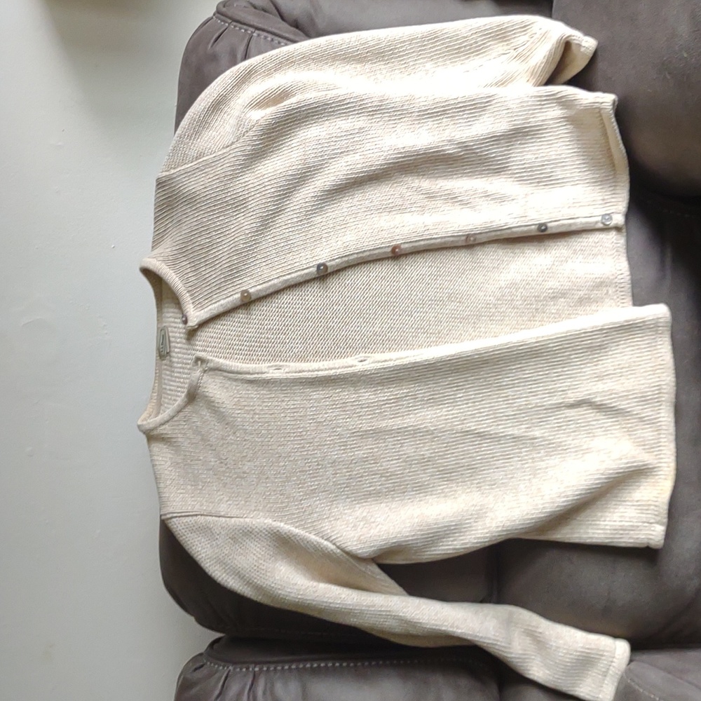 L L Bean button down sweater